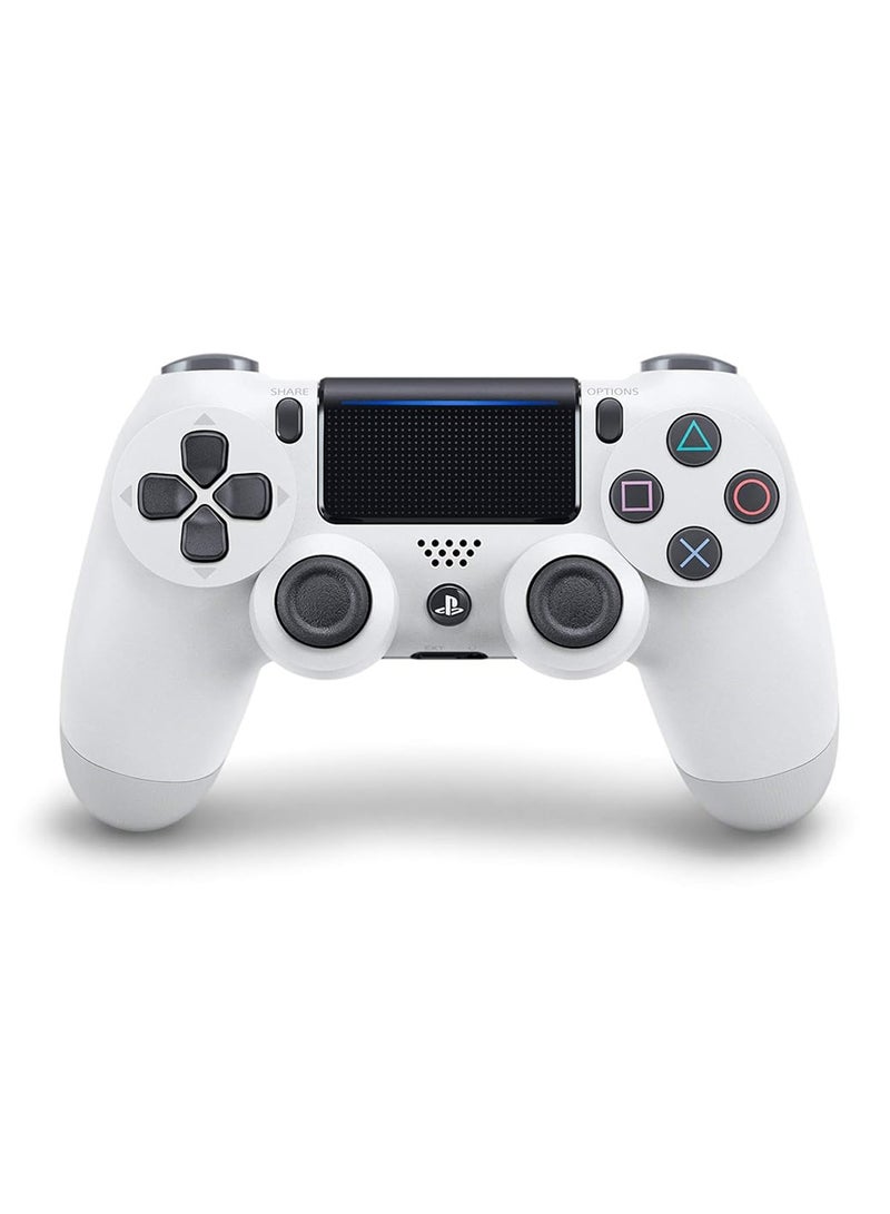 Dualshock Wireless Controller For PS4, Bluetooth High Performance Gamepad With Dual Motor Feedback - Glacier White