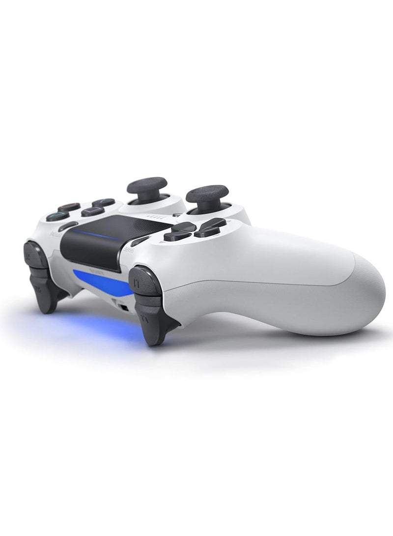 Dualshock Wireless Controller For PS4, Bluetooth High Performance Gamepad With Dual Motor Feedback - Glacier White