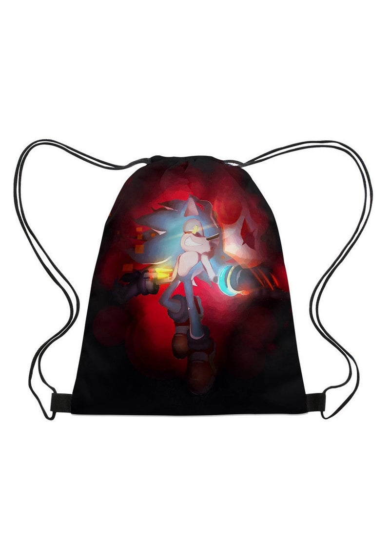 Sonic Portable Drawstring Bag Backpack 35*45cm