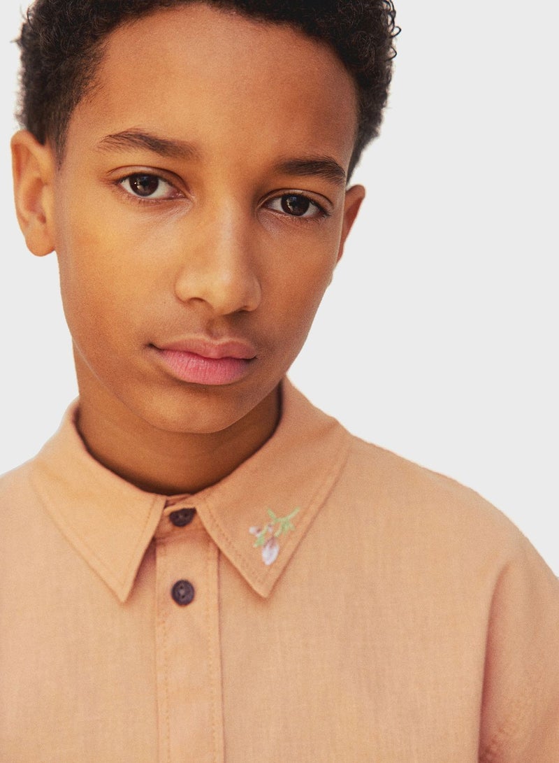 Kids Embroidered Shirt