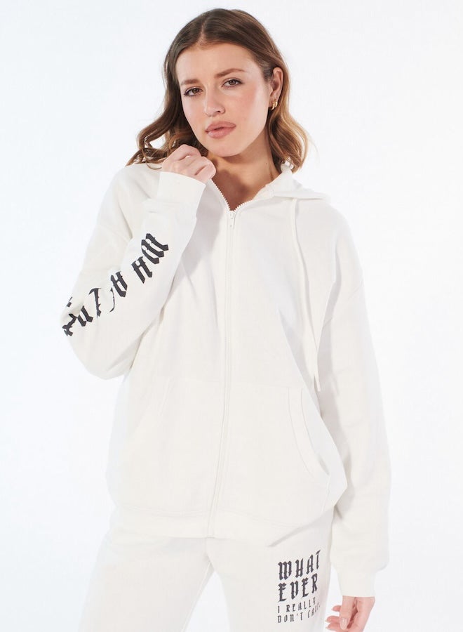 Fleece message jacket