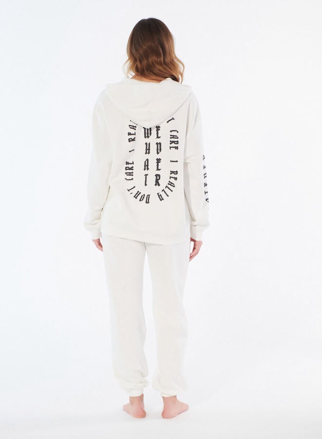 Fleece message jacket