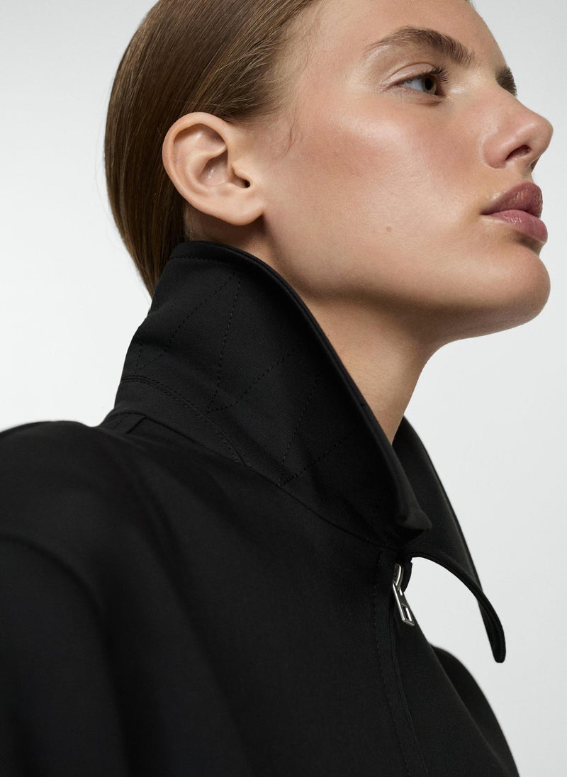 Essential Zip Collar Jacket