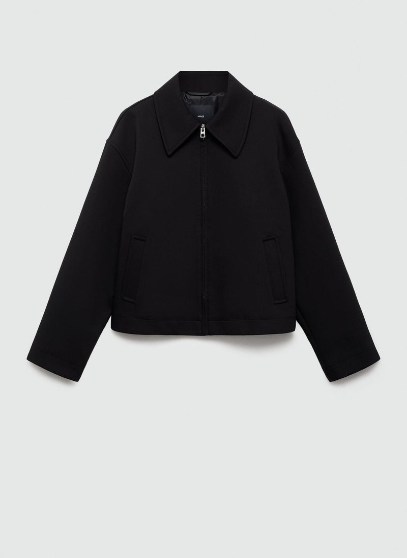 Essential Zip Collar Jacket