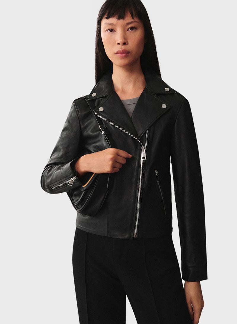 Leather Biker Jacket