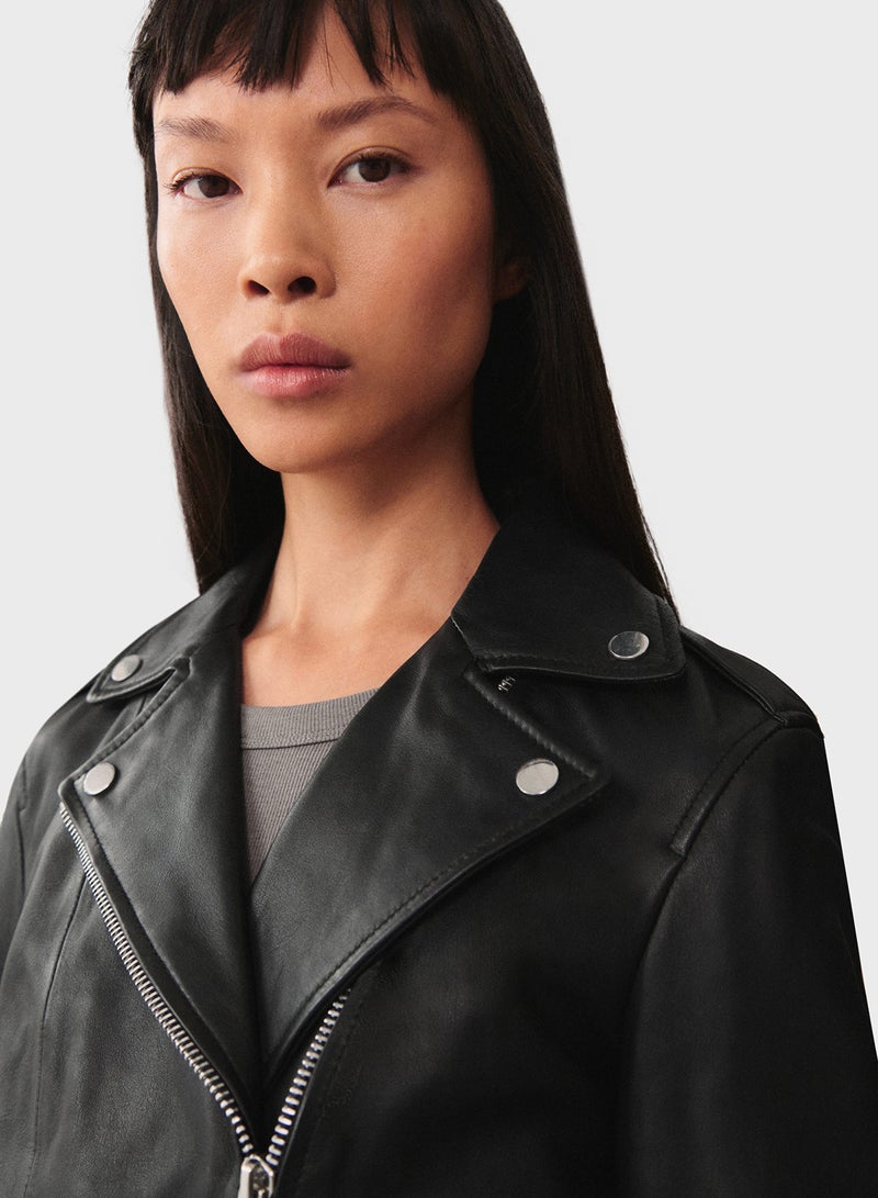 Leather Biker Jacket