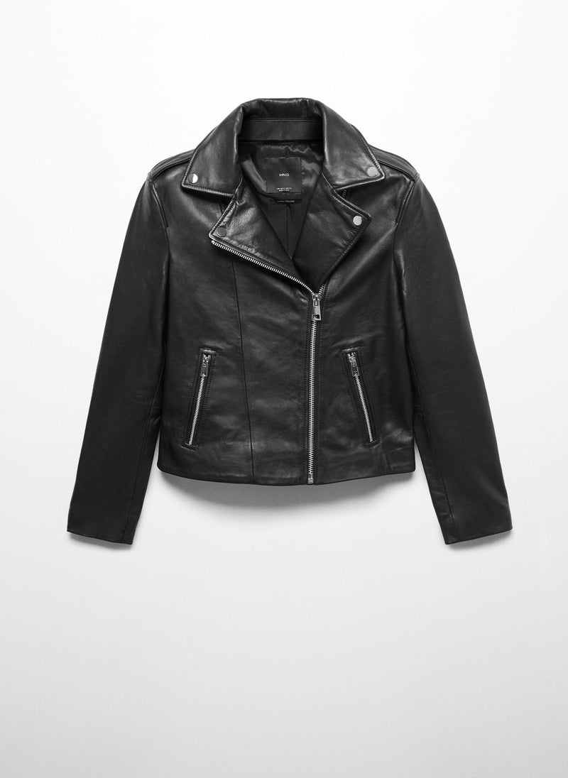 Leather Biker Jacket