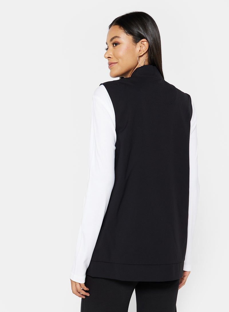 Sleeveless Gilet Black