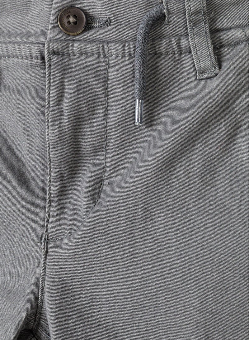 Boys' Chino Trousers with Adjustable Waistband
