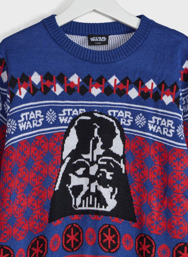 Kids Starwars Christmas Sweater