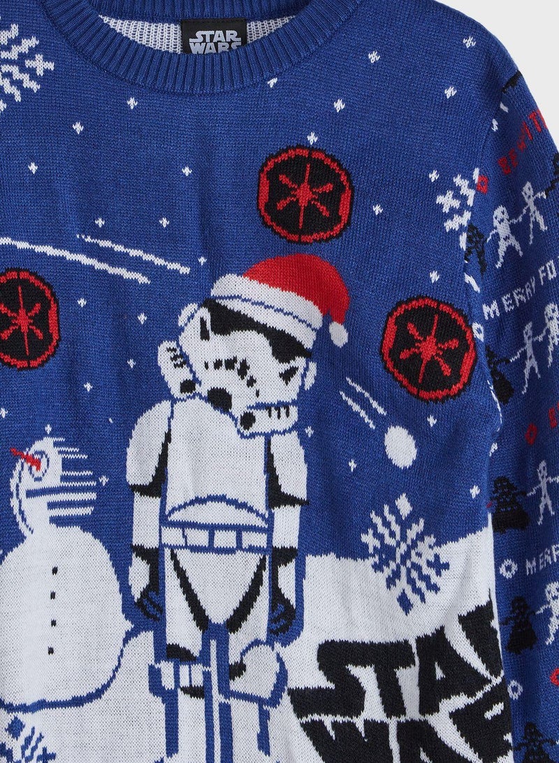 Kids Starwars Christmas Sweater