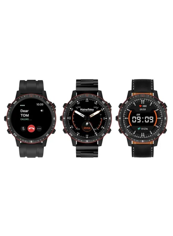 Haino Teko RW49 Three Pairs Smartwatch_Black