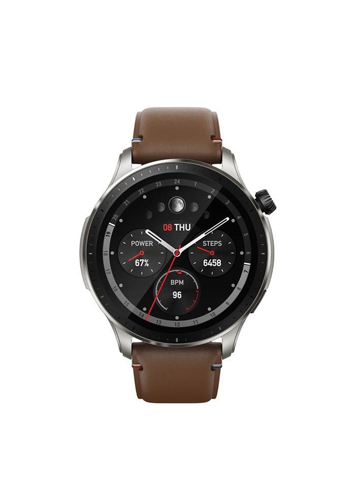 Amazfit GTR 4 Smart Watch-brown