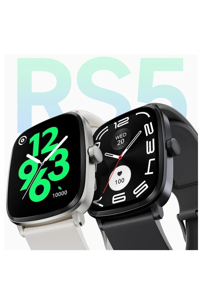 Haylou RS5 Smartwatch 2.01 AMOLED Display Bluetooth Calling Sports Health Long Battery Life