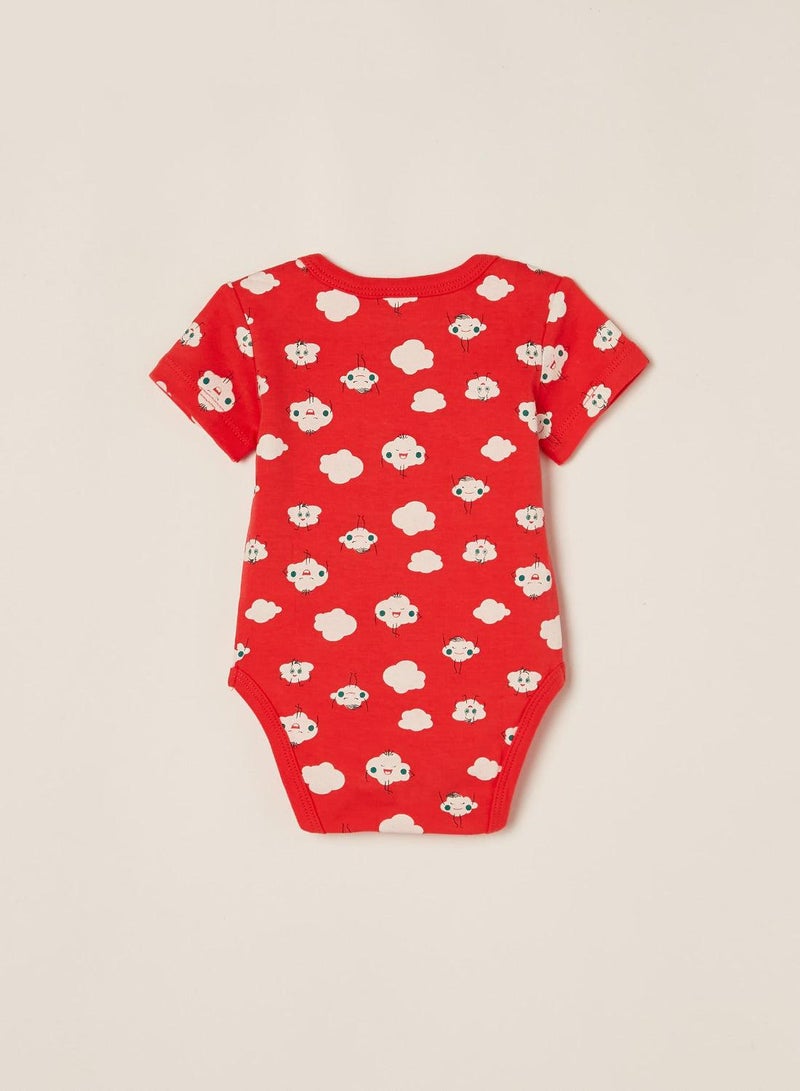 5 Bodysuits for Babies 'Elephant', Multicoloured