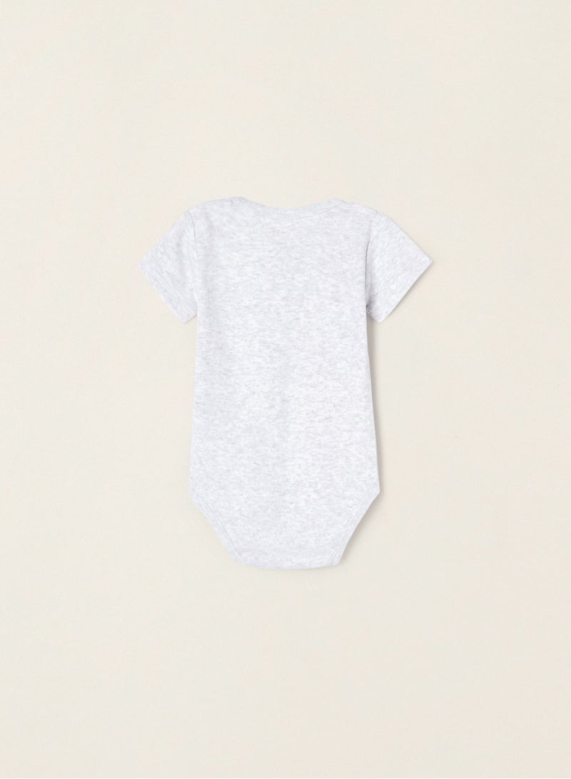 Zippy Pack 4 Cotton Bodysuits for Babies and Newborns Cloud