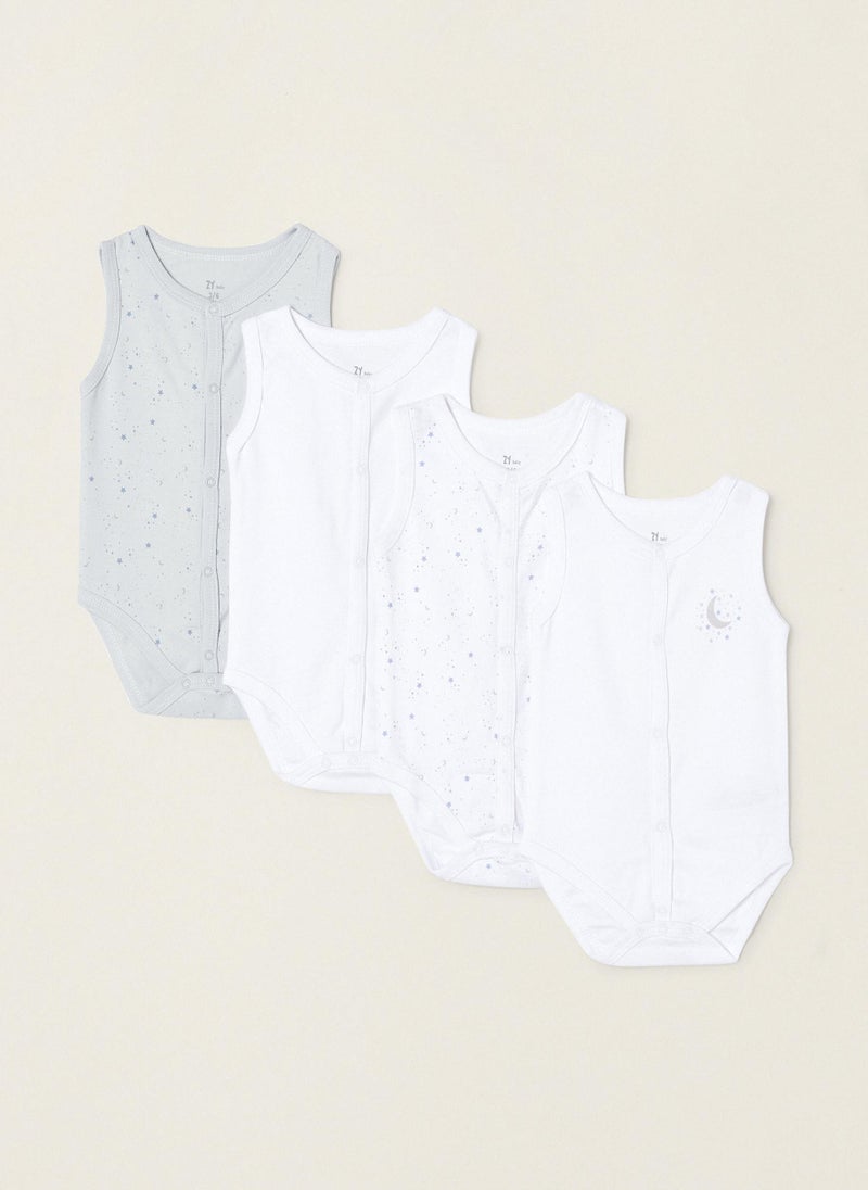 Zippy Pack Cotton Strappy Bodysuits for Babies and Newborns