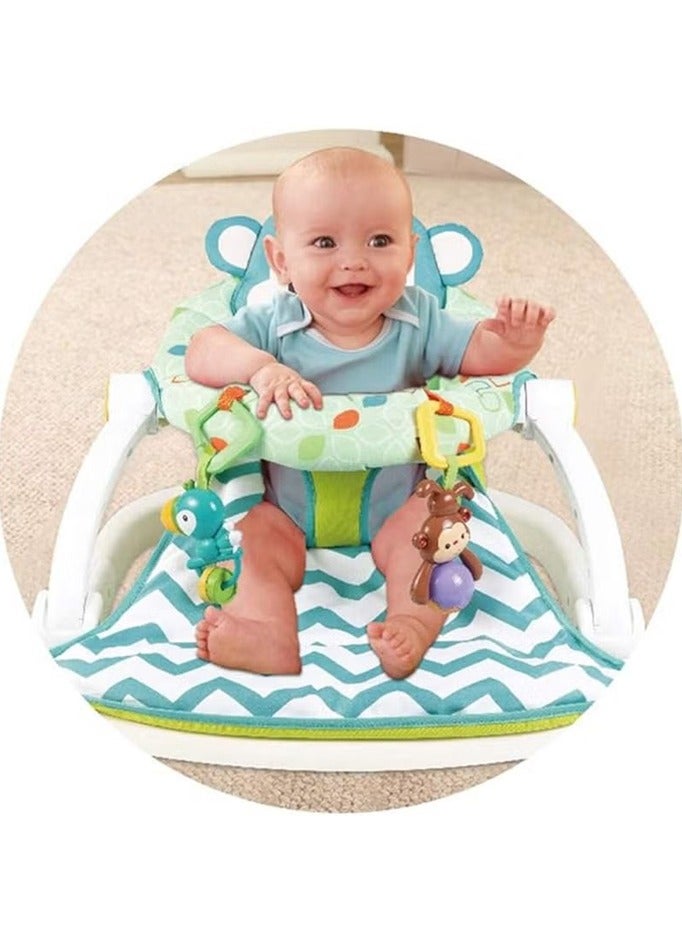 Portable safety, unique design, baby comfortable floor seat, bright colors