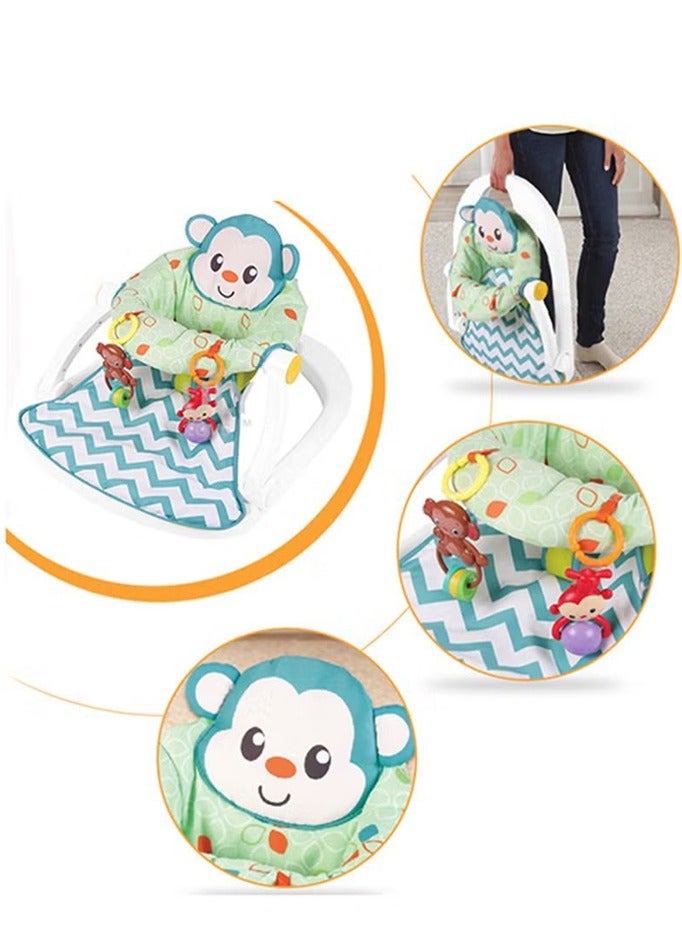 Portable safety, unique design, baby comfortable floor seat, bright colors