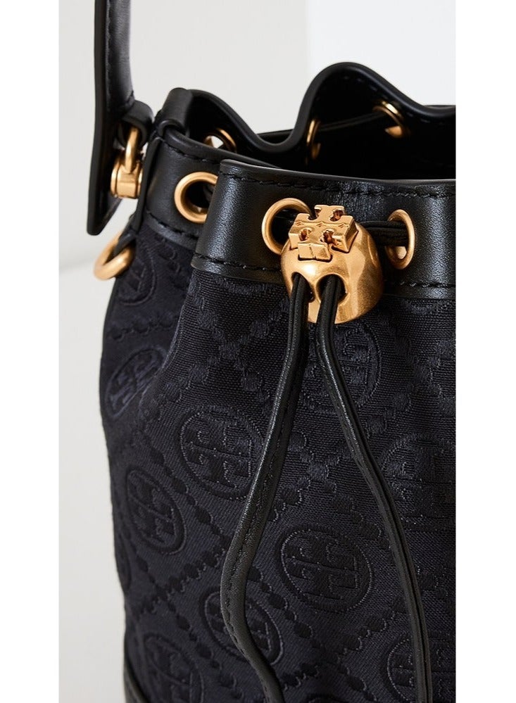 Tory Burch Large T Monogram Jacquard Bucket Bag