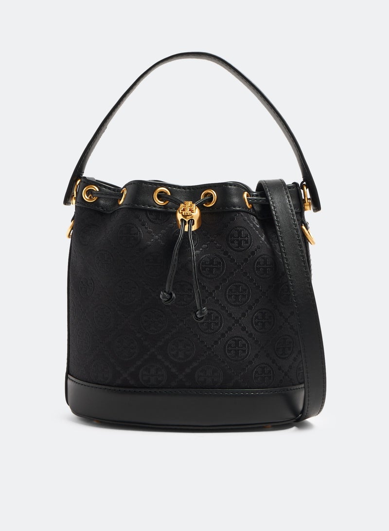 Tory Burch Large T Monogram Jacquard Bucket Bag