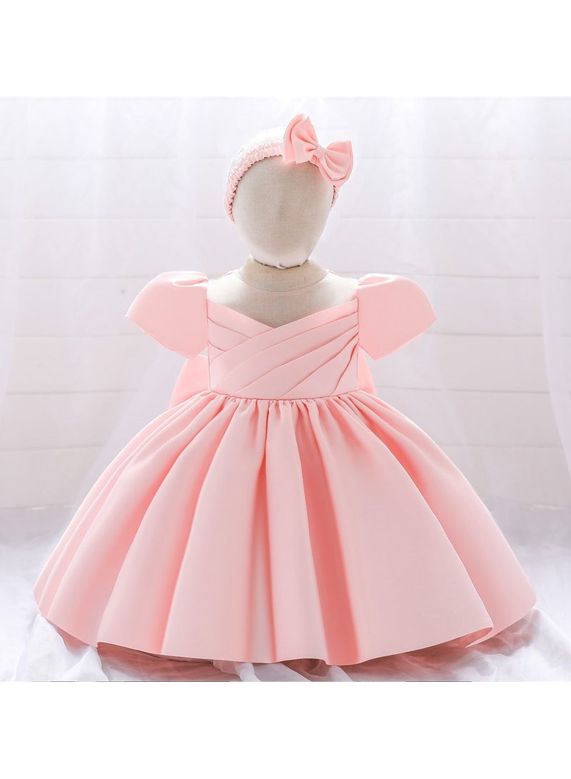 Amy Party Dress Short Dark Pink Colour