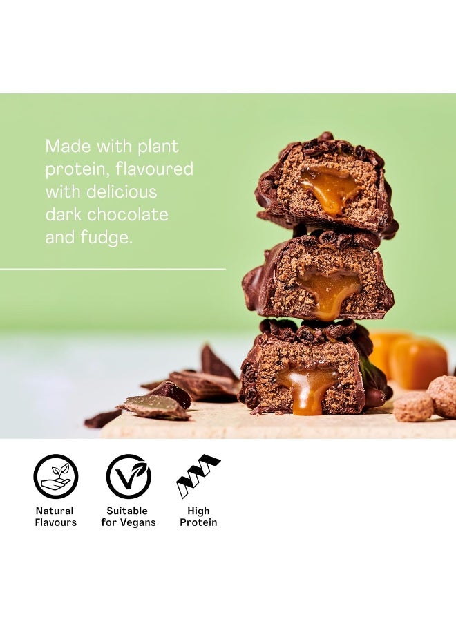 Vegan Creamy Core Protein Bar Chocolate Fudge