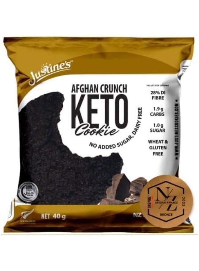 Afghan Crunch Keto Cookie 40G 12'S