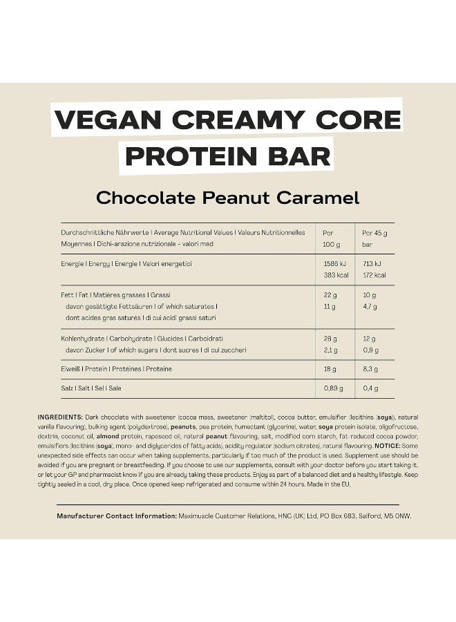 Chocolate Peanut Caramel Creamy Core Protein Bar