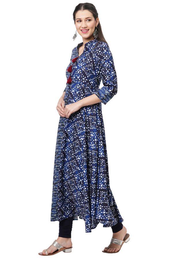 Multi Print Flared Kurti