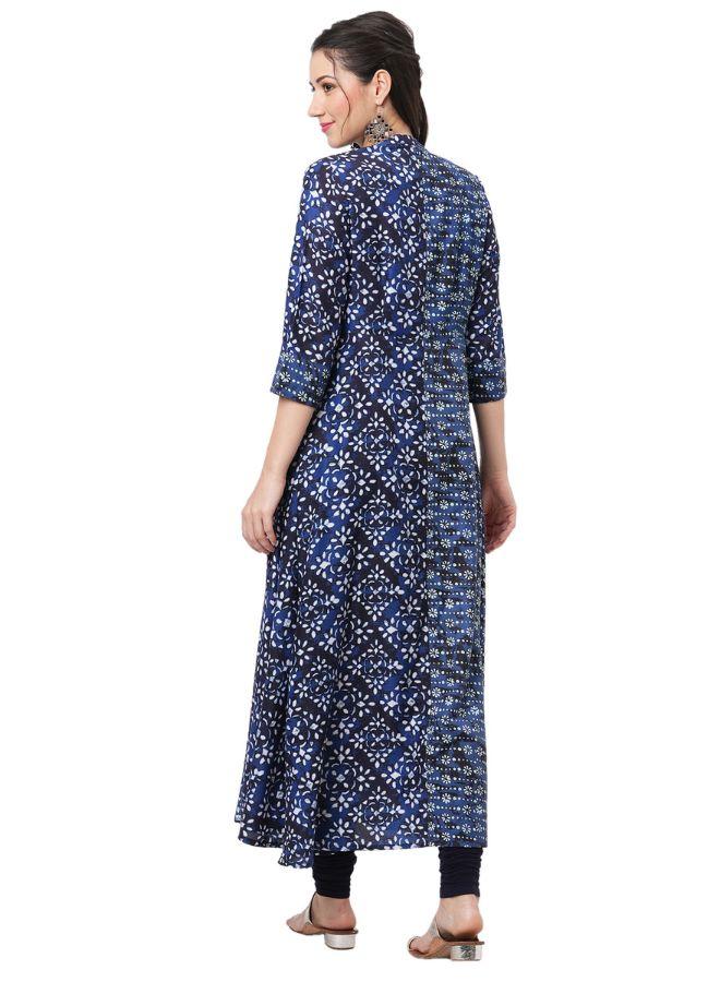 Multi Print Flared Kurti