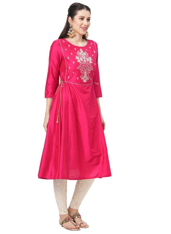 Embroidered Yoke Kurta