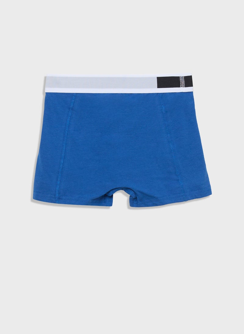 Youth 3 Pack Logo Waist  Boxers