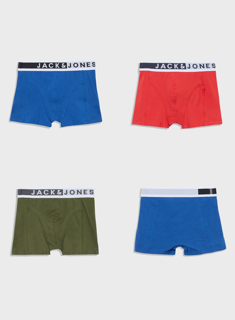 Youth 3 Pack Logo Waist  Boxers