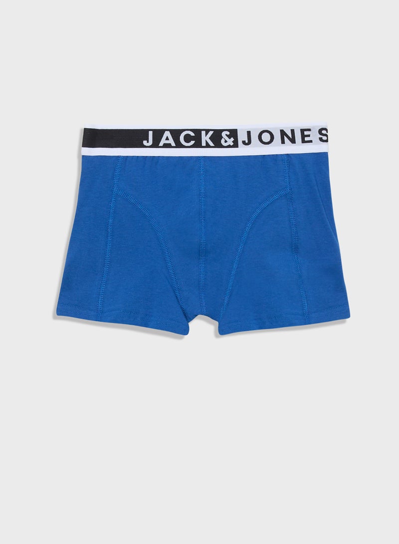 Youth 3 Pack Logo Waist  Boxers