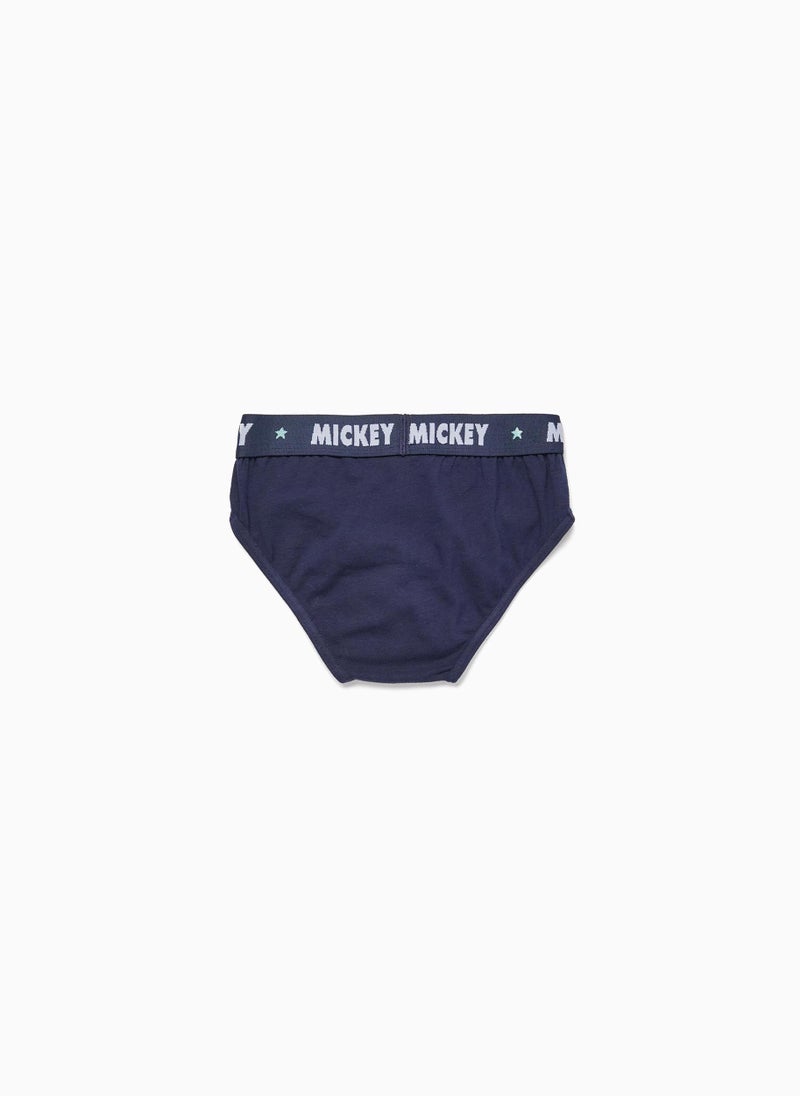 5-Pack Cotton Briefs for Boys 'Mickey I', Multicoloured