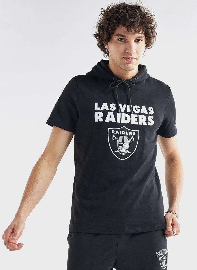 Las Vegas Print Hooded T-Shirt