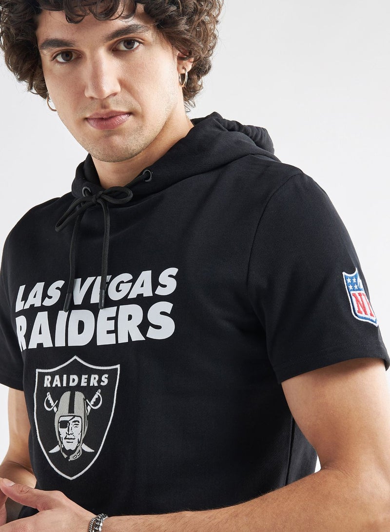 Las Vegas Print Hooded T-Shirt