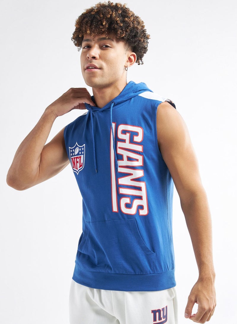 Giants Print Hooded Vest