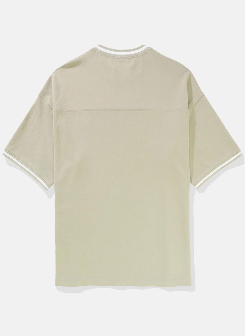 Ringer Pique Crew Neck T-Shirt