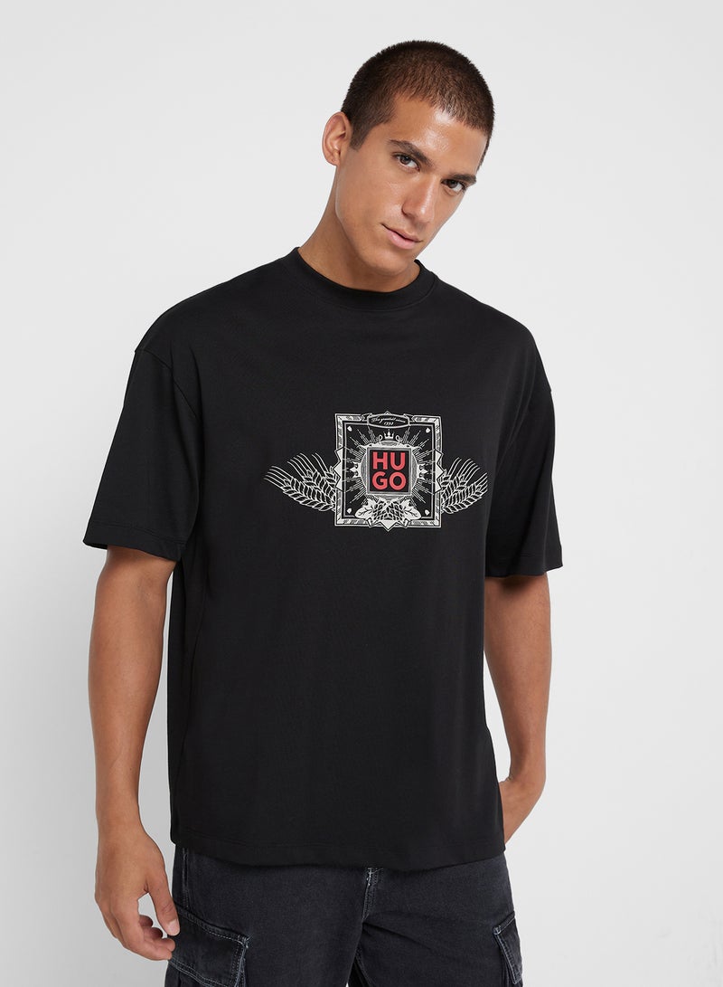 Graphic Crew Neck T-Shirt