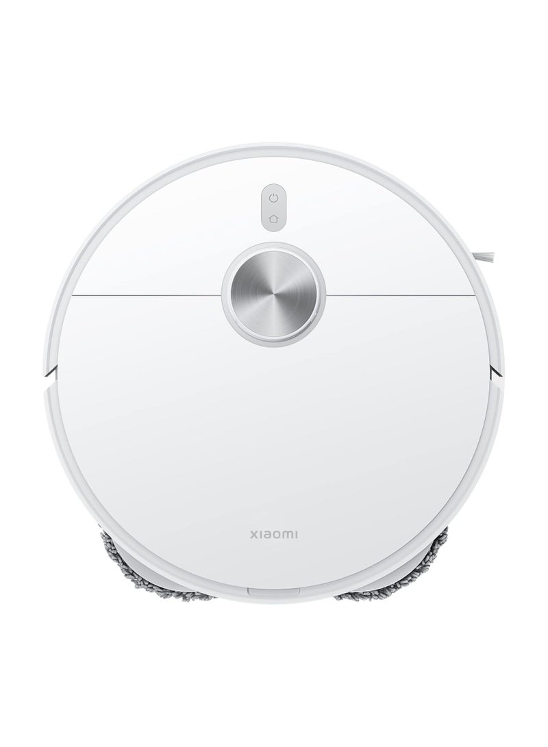 Robot Vacuum+X10 With Smart All-In-One Cleaning Station Recognize Advanced Barriers AI 3D Powerful Suction 4000 Pascal, High Speed Rotation, 3 White Water Volume Settings 2500 mW ‎B101GL White