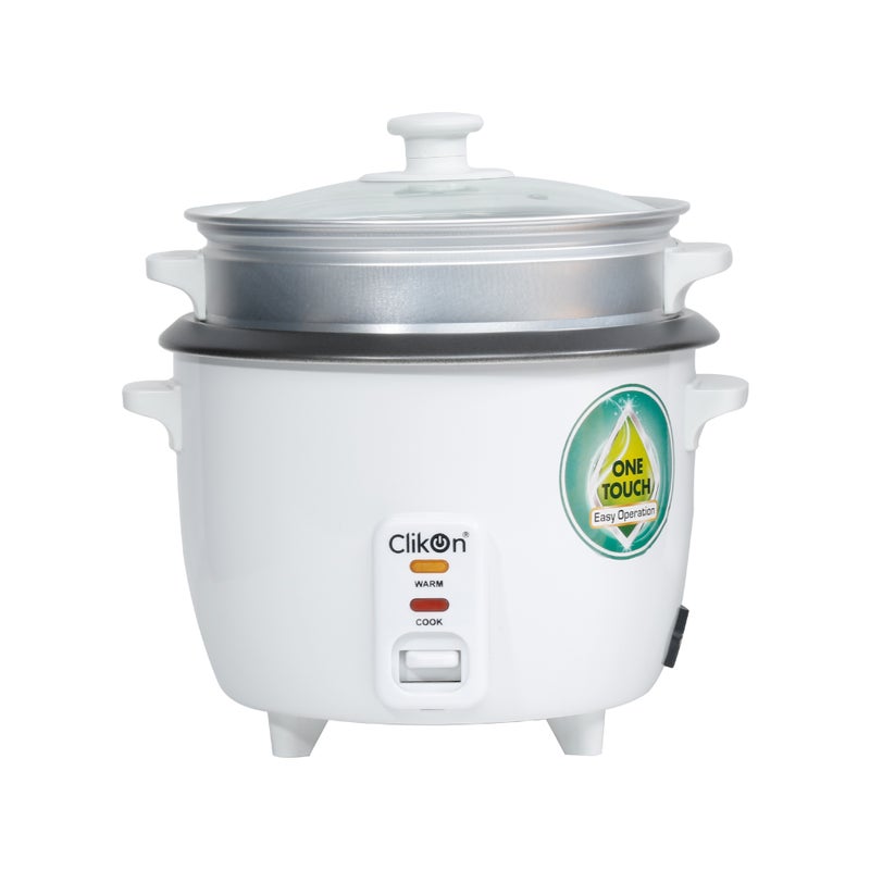 Aluminium Rice Cooker With Stremer 2.8 L 1000.0 W CK2128-N White