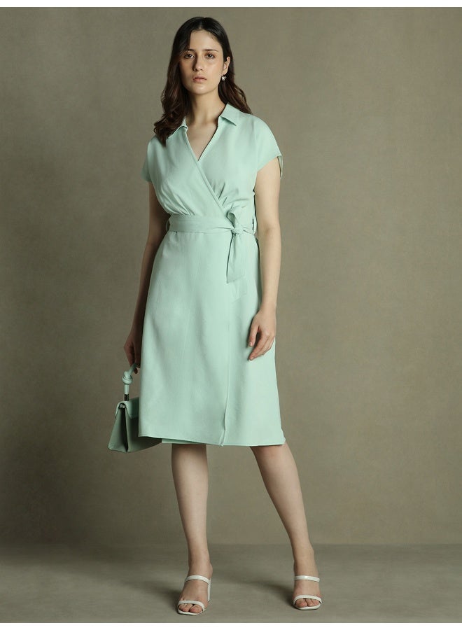 Mint Wrap Dress