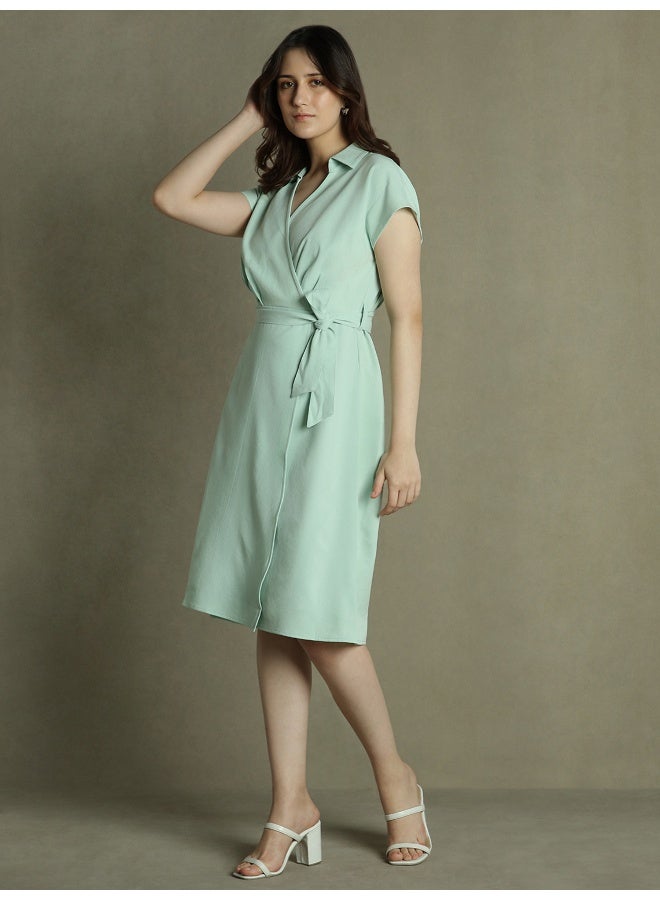 Mint Wrap Dress