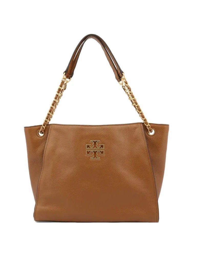 Tory Burch Britten Cowhid Fashion Simple Commuter Large Capacity Tote Handbag Shoulder Bag