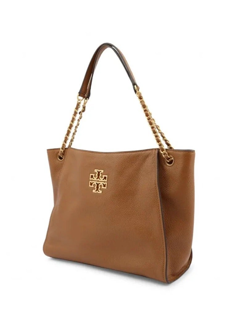 Tory Burch Britten Cowhid Fashion Simple Commuter Large Capacity Tote Handbag Shoulder Bag