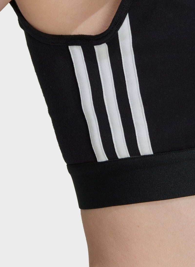 3 Stripe Cropped Bra