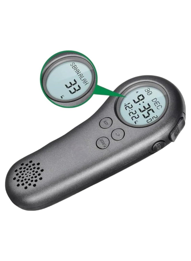 Multifunction Electronic Masbaha With Azan Time, Qibla Compass, And Digital Tasbeeh Counter