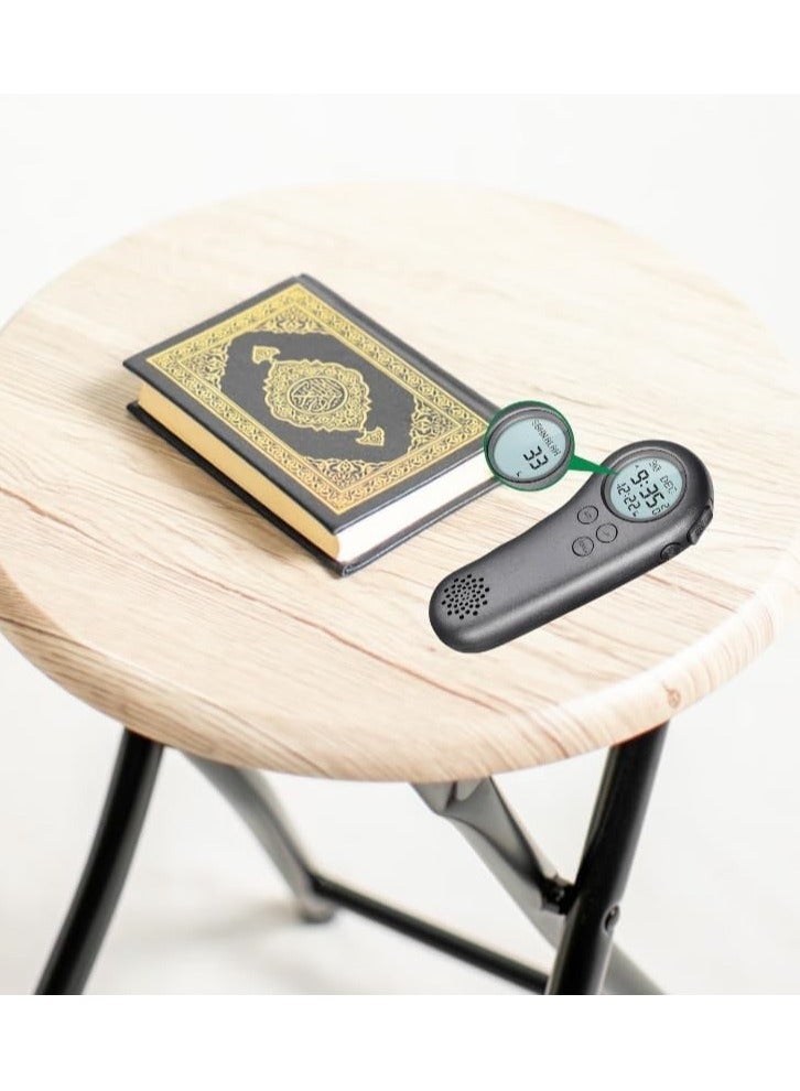 Multifunction Electronic Masbaha With Azan Time, Qibla Compass, And Digital Tasbeeh Counter